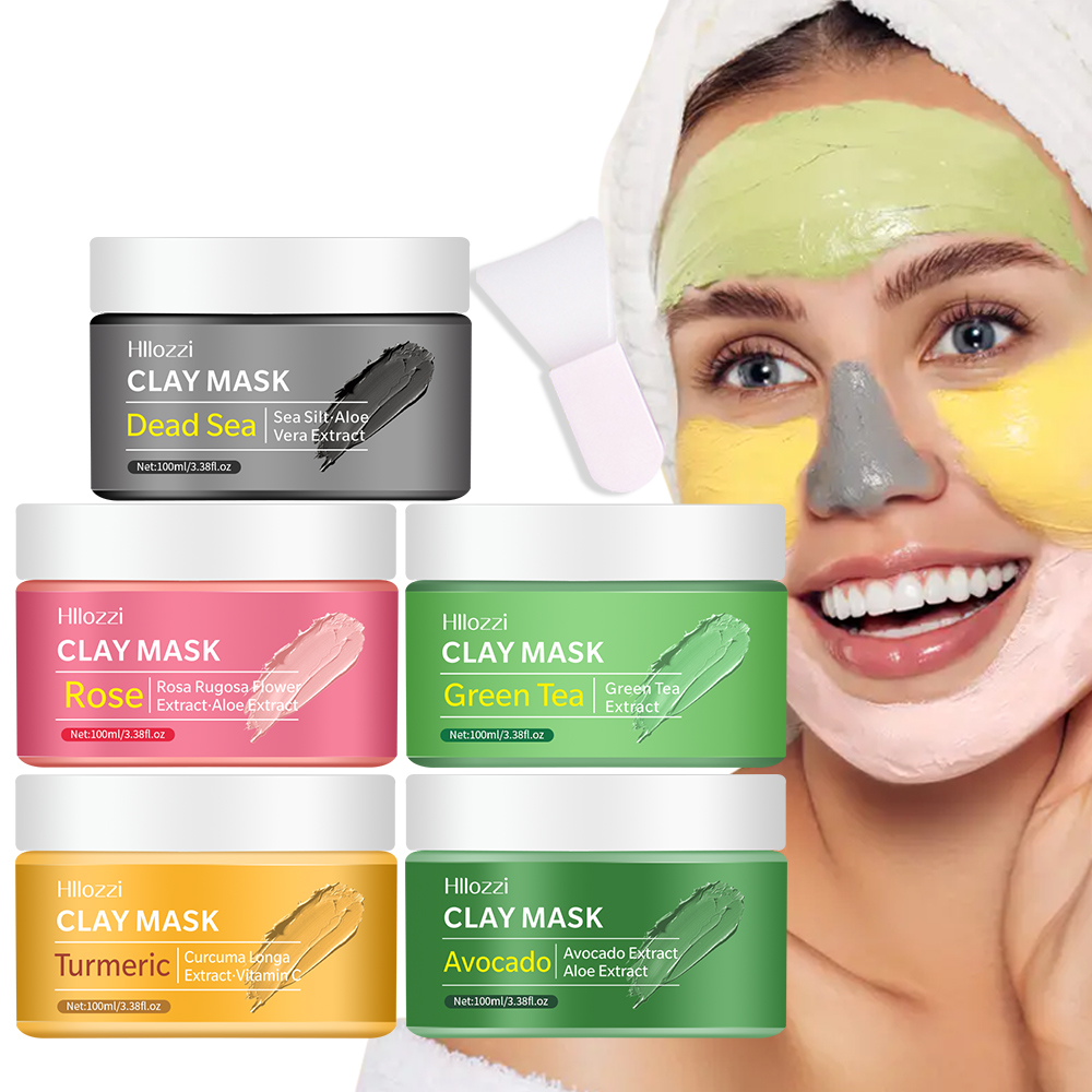 Mud Mask Kaolin - 100 ml gül yüz temizleme çamur
