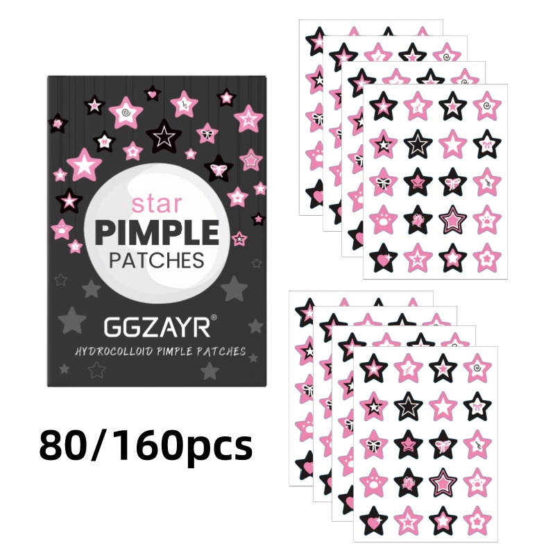 Skincare Gentle - 80/160 adet Yıldız Sivilce Bandı Seti