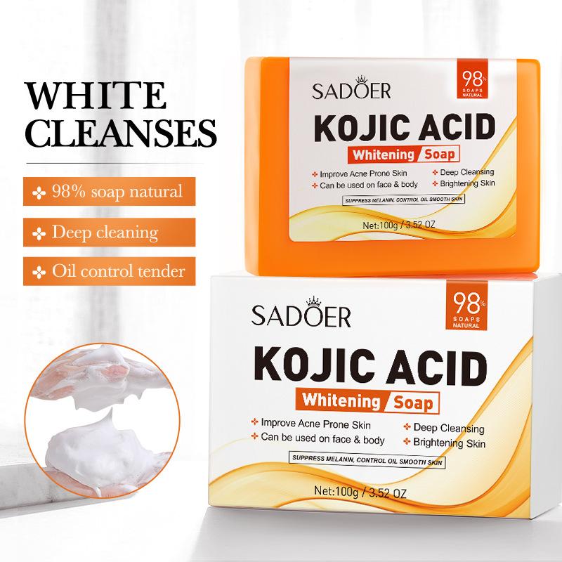 Kojic Acid Soap - 1 adet SADOER Kojik Asit Yüz