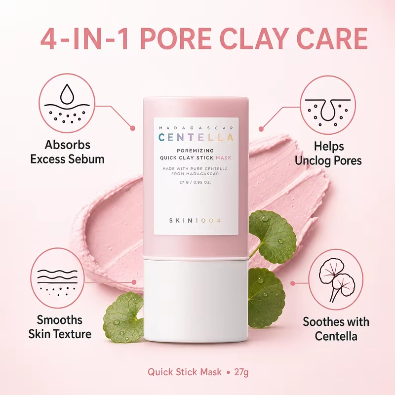 Bentonite Clay Mask - Kore Kozmetik Ürünleri Centella Gözenek Sıkılaştırıcı