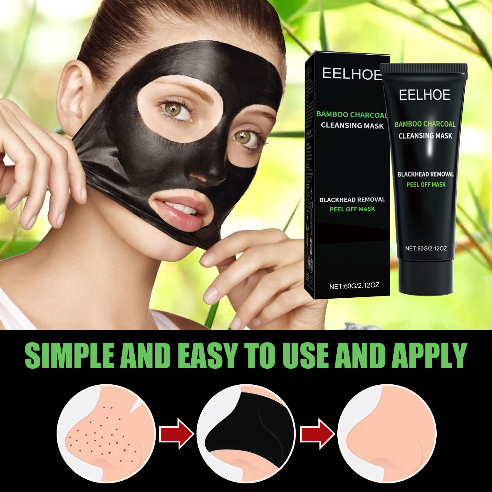 Bambu Kömür Yırtma Maskesi Siy - Mud Mask Kaolin incelemesi ve fiyatı